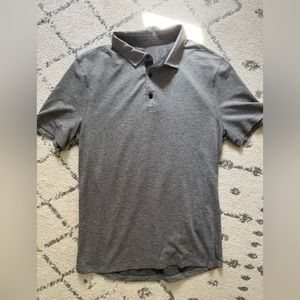 Men’s medium lulu lemon grey polo